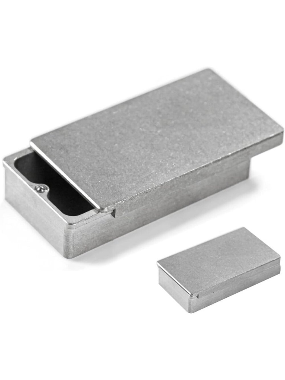 Mini Titanium EDC Storage Box - Lightweight Metal Container for Camping Gear